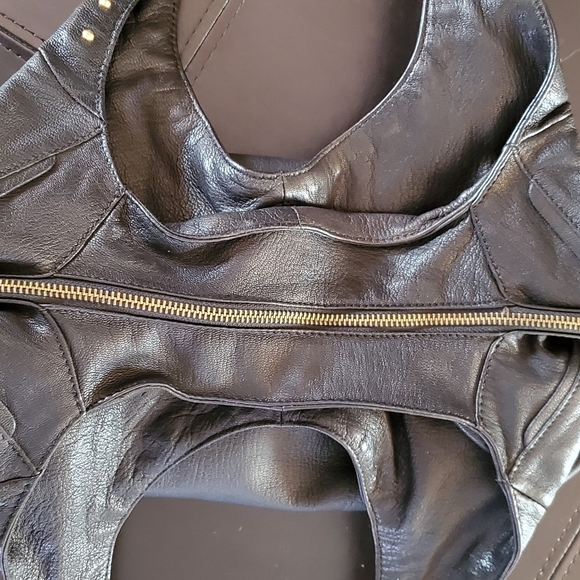 Sigrid Olsen Black soft leather Hobo Bag - Picture 9 of 11